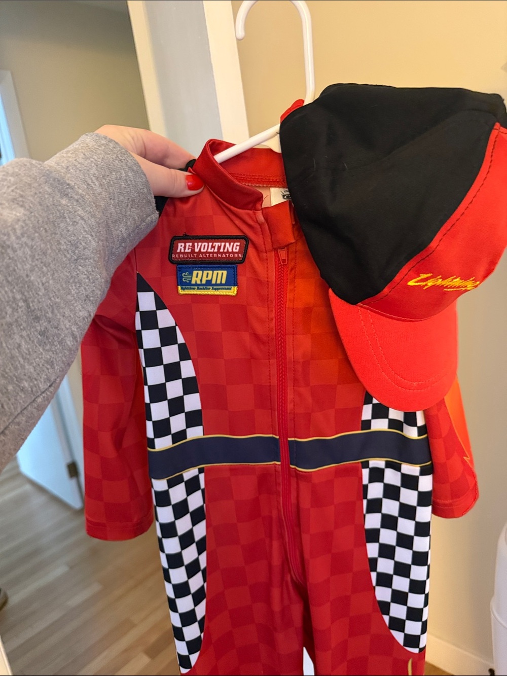 Lightning McQueen Pit Crew Costume